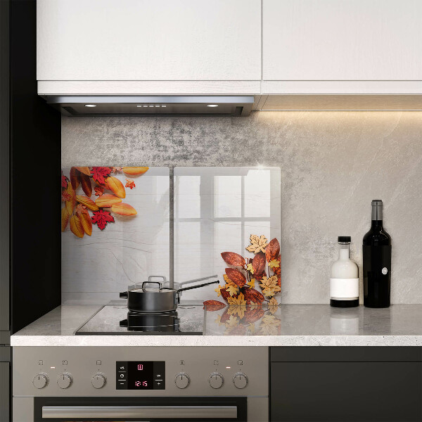 Skärbräda glas Höstlöv