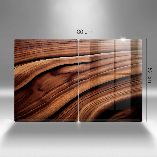 Skärbräda glas Trästruktur