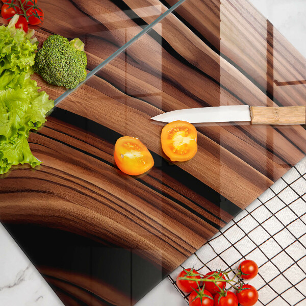 Skärbräda glas Trästruktur