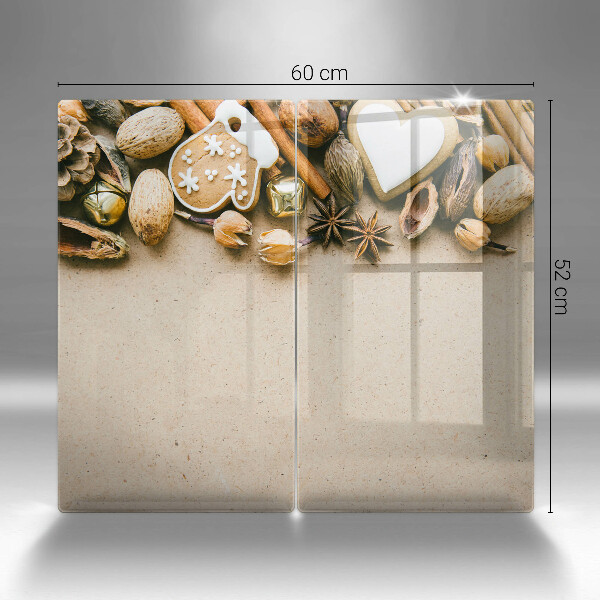 Skärbräda glas Juldekorationer