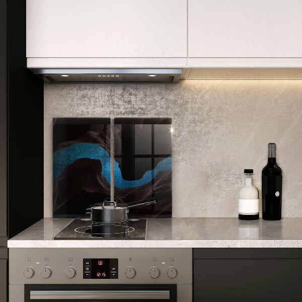 Skärbräda glas Stjärnklar himmel