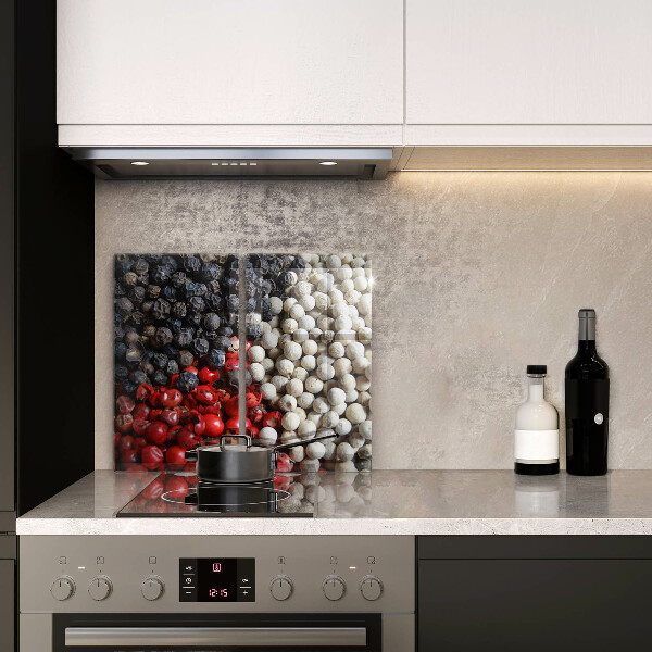 Skärbräda glas Svartpeppar