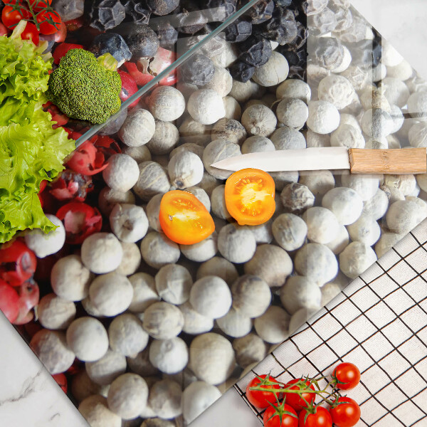 Skärbräda glas Svartpeppar