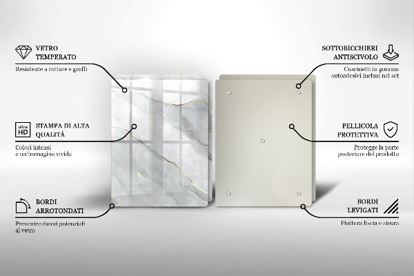 Skärbräda glas Sten textur