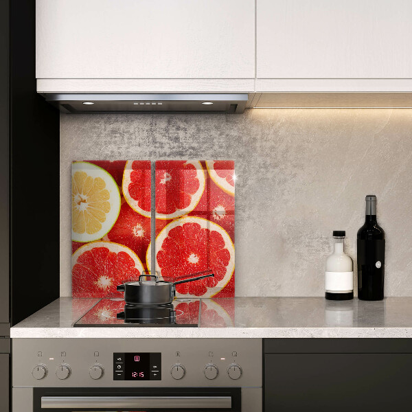 Skärbräda glas Grapefruktskivor