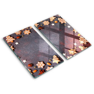 Skärbräda glas Jul pepparkakor