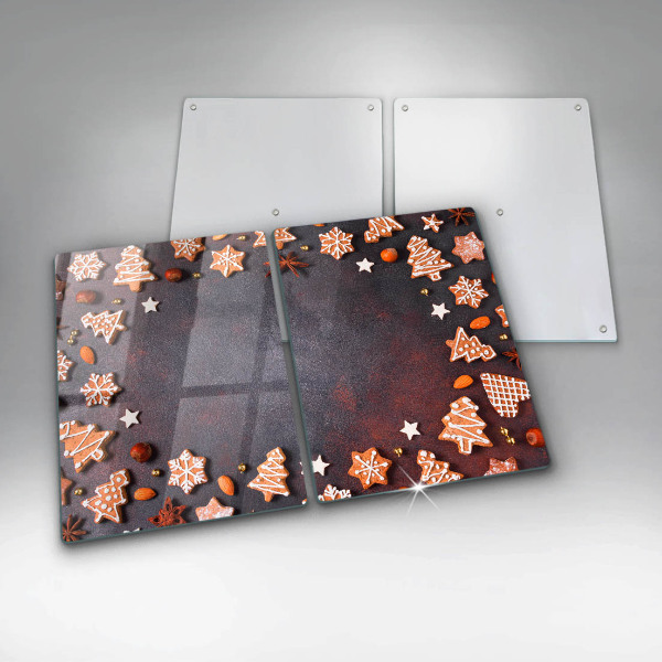 Skärbräda glas Jul pepparkakor