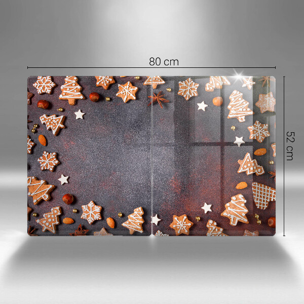 Skärbräda glas Jul pepparkakor