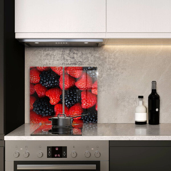 Skärbräda glas Hallon och björnbär