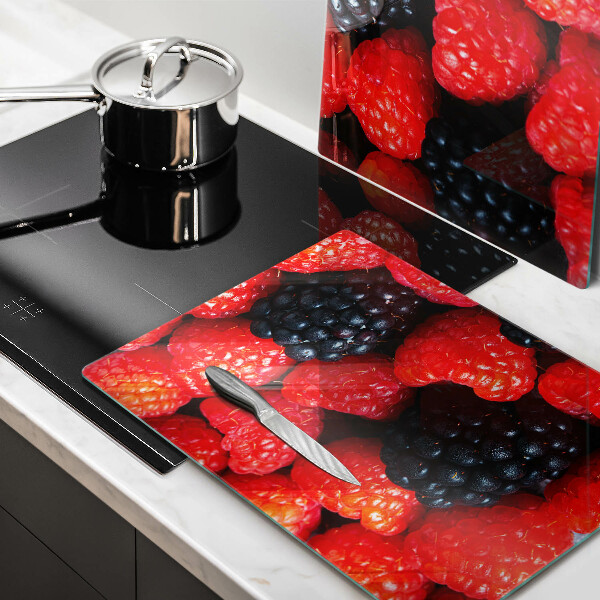 Skärbräda glas Hallon och björnbär