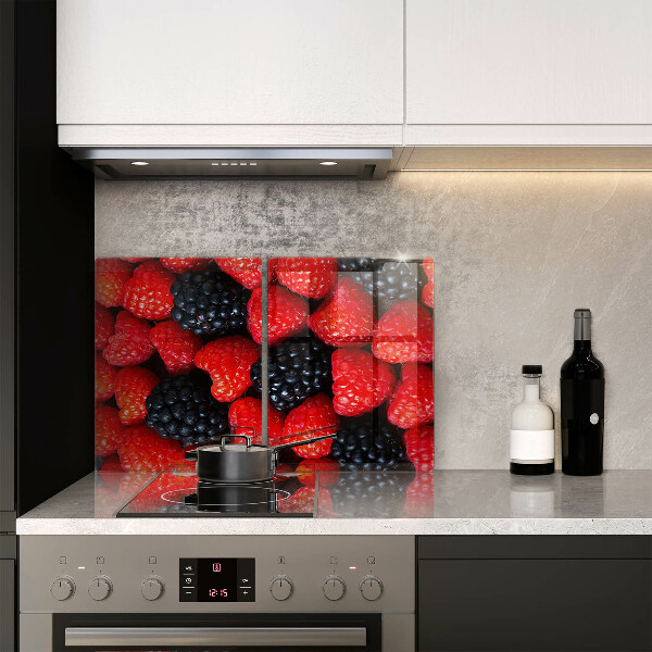 Skärbräda glas Hallon och björnbär