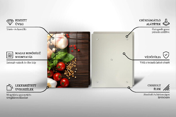 Skärbräda glas Grönsaker på bordet