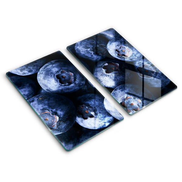 Skärbräda glas Närbild av bär