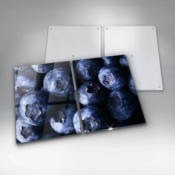 Skärbräda glas Närbild av bär