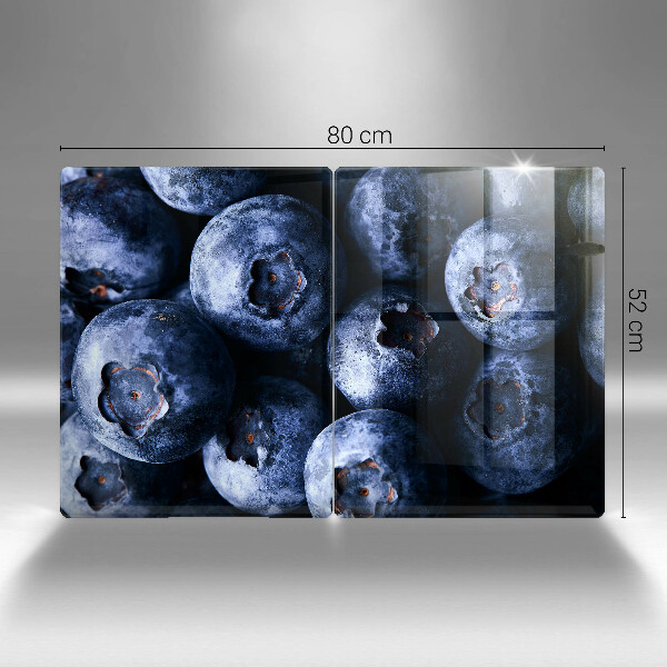 Skärbräda glas Närbild av bär