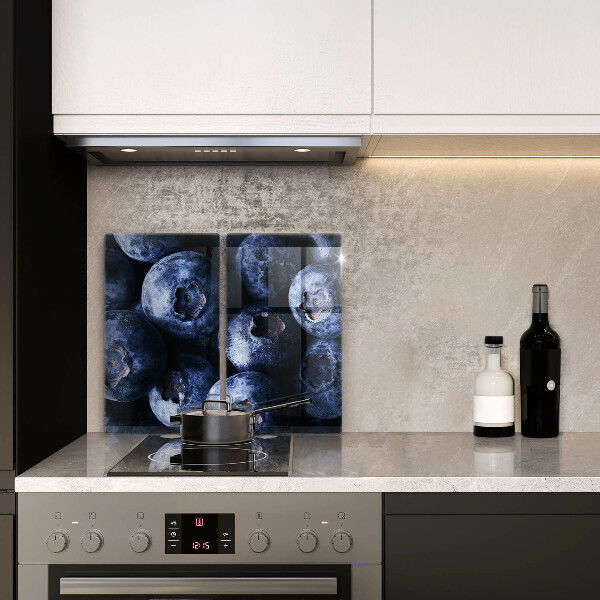 Skärbräda glas Närbild av bär