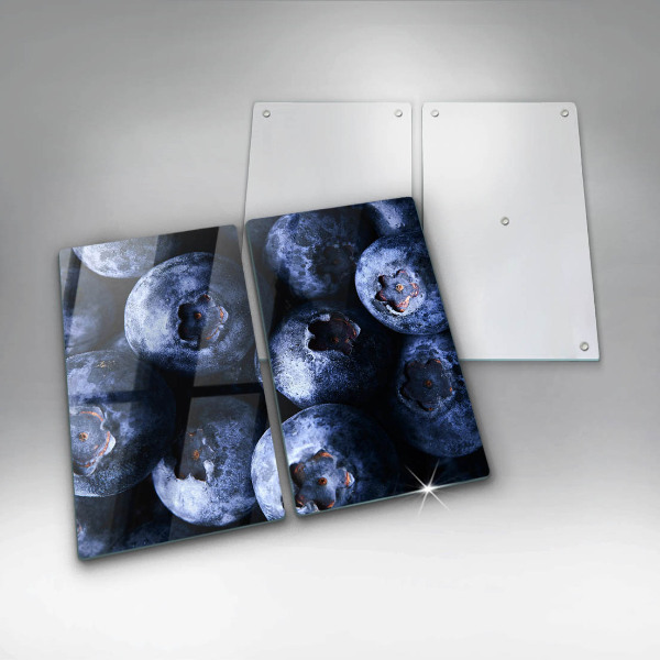 Skärbräda glas Närbild av bär