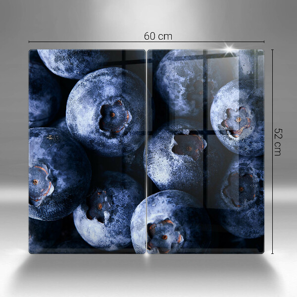 Skärbräda glas Närbild av bär