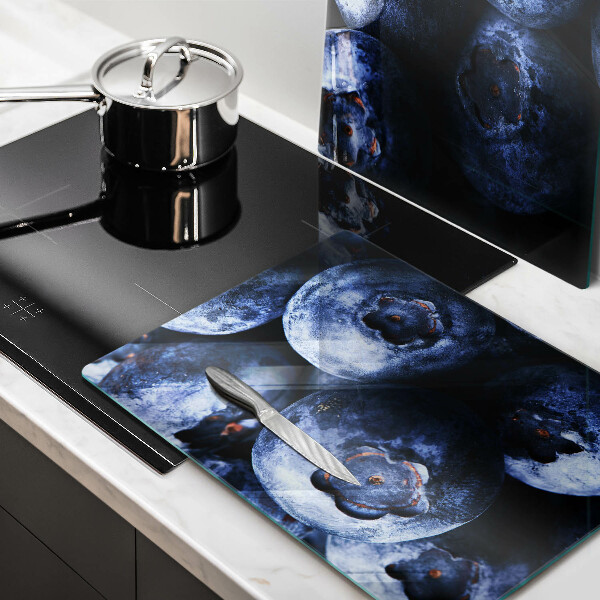 Skärbräda glas Närbild av bär