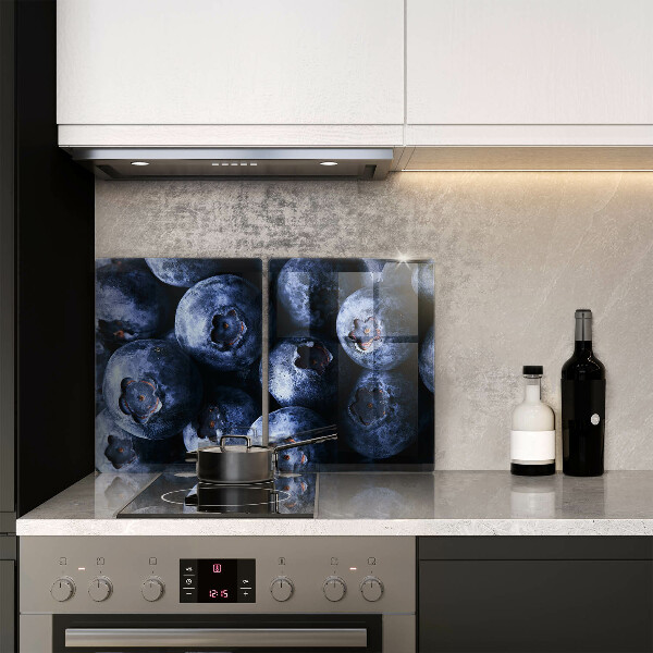 Skärbräda glas Närbild av bär