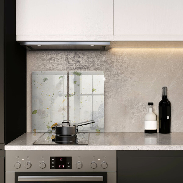 Skärbräda glas Fallande löv