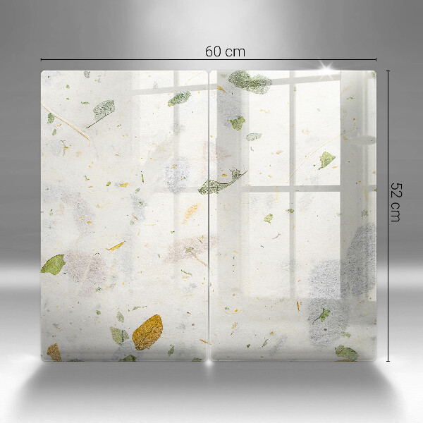 Skärbräda glas Fallande löv