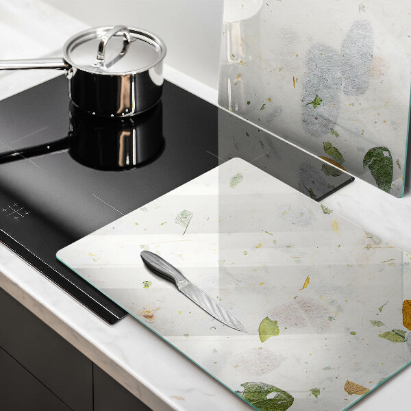 Skärbräda glas Fallande löv