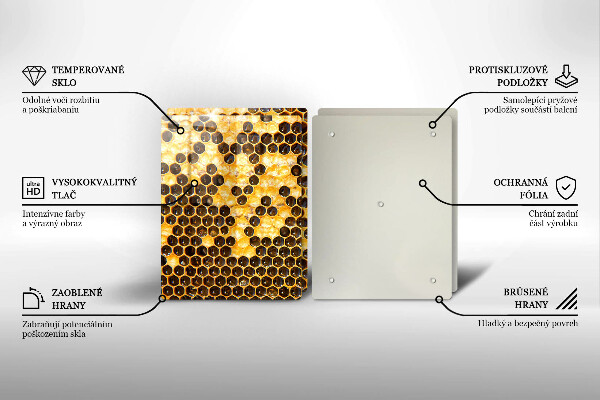 Skärbräda glas Vaxkaka