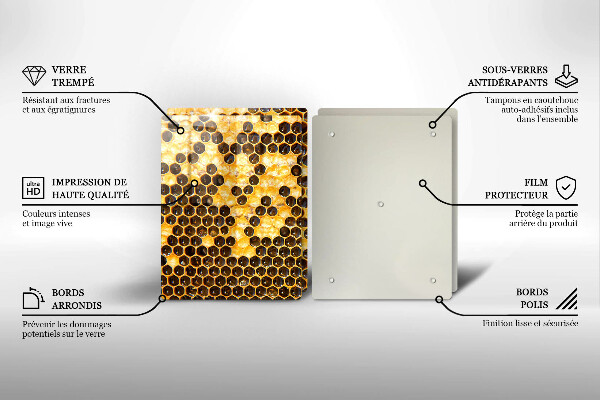 Skärbräda glas Vaxkaka