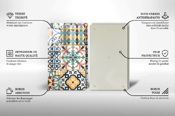 Skärbräda glas Dekorativa plattor