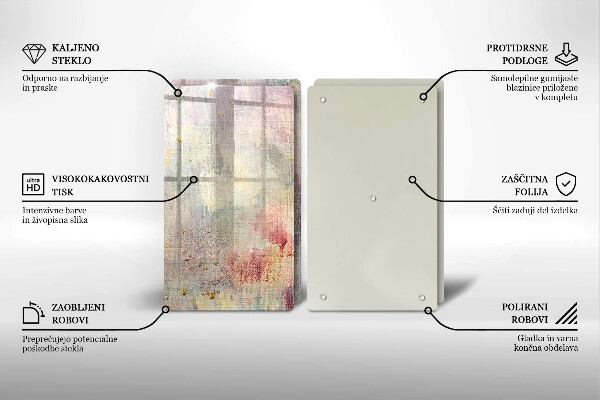 Skärbräda glas Måla textur bakgrund