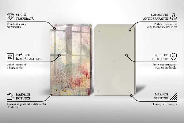 Skärbräda glas Måla textur bakgrund