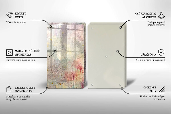 Skärbräda glas Måla textur bakgrund