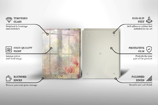 Skärbräda glas Måla textur bakgrund