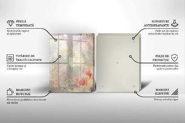 Skärbräda glas Måla textur bakgrund