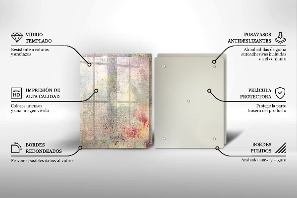 Skärbräda glas Måla textur bakgrund