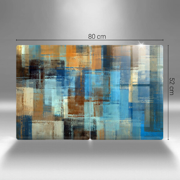 Skärbräda glas Målad bakgrund