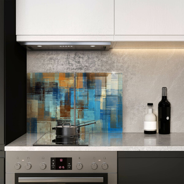 Skärbräda glas Målad bakgrund