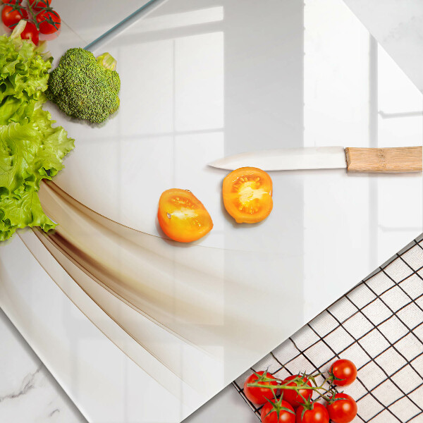 Skärbräda glas Abstraktionsformer