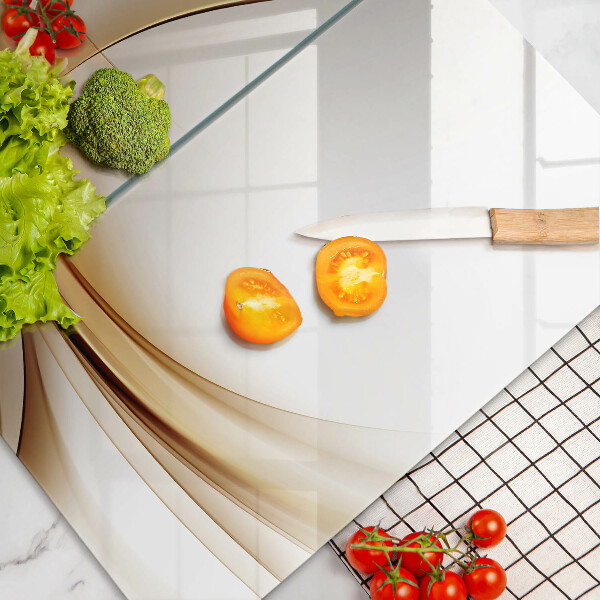 Skärbräda glas Abstraktionsformer