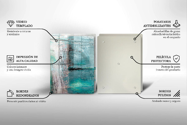 Skärbräda glas Bakgrund abstrakt färg