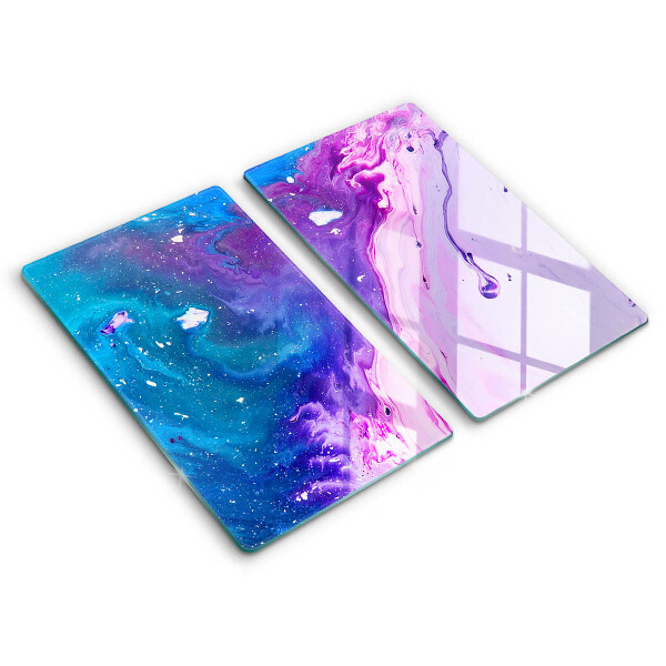 Skärbräda glas Abstraktion bläck