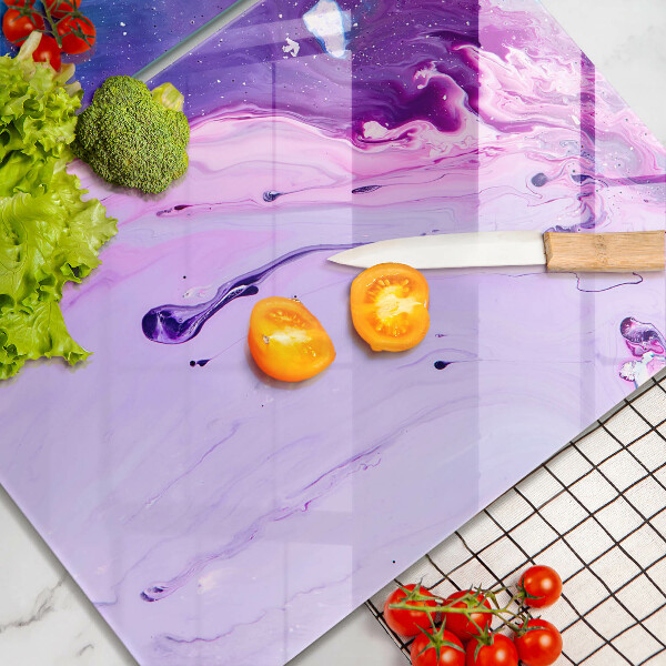 Skärbräda glas Abstraktion bläck