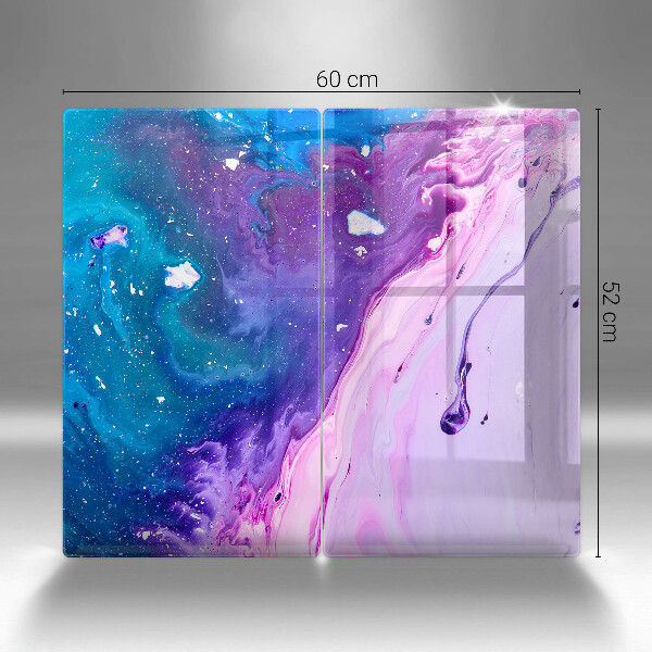 Skärbräda glas Abstraktion bläck