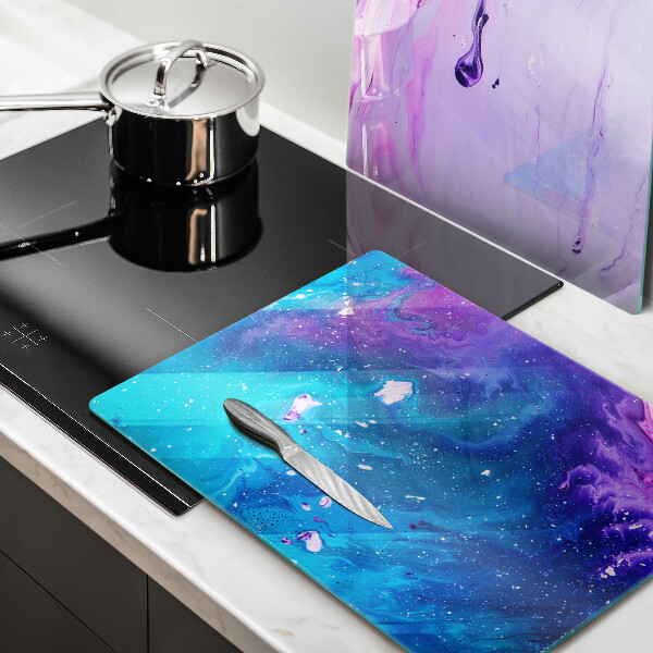 Skärbräda glas Abstraktion bläck