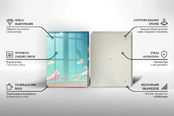 Skärbräda glas Sagohimlen