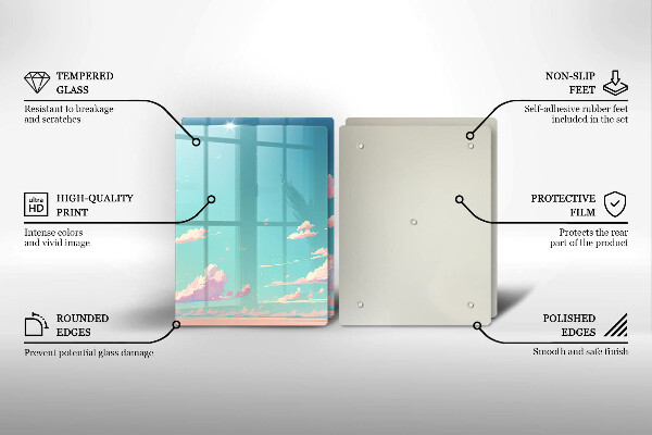 Skärbräda glas Sagohimlen