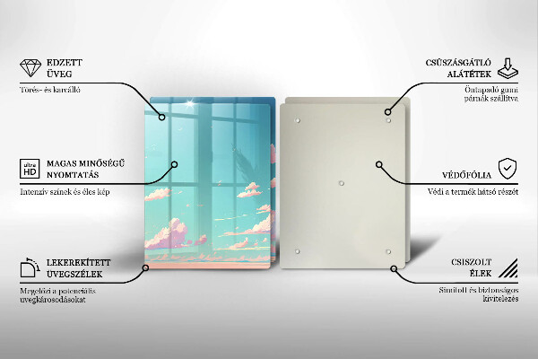 Skärbräda glas Sagohimlen