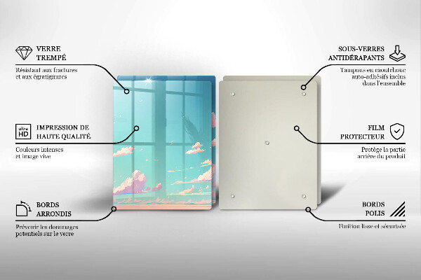 Skärbräda glas Sagohimlen