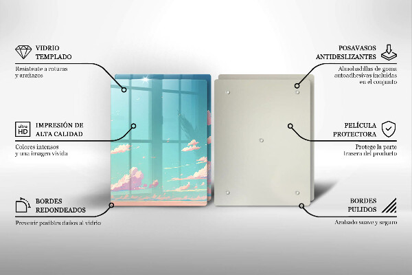 Skärbräda glas Sagohimlen